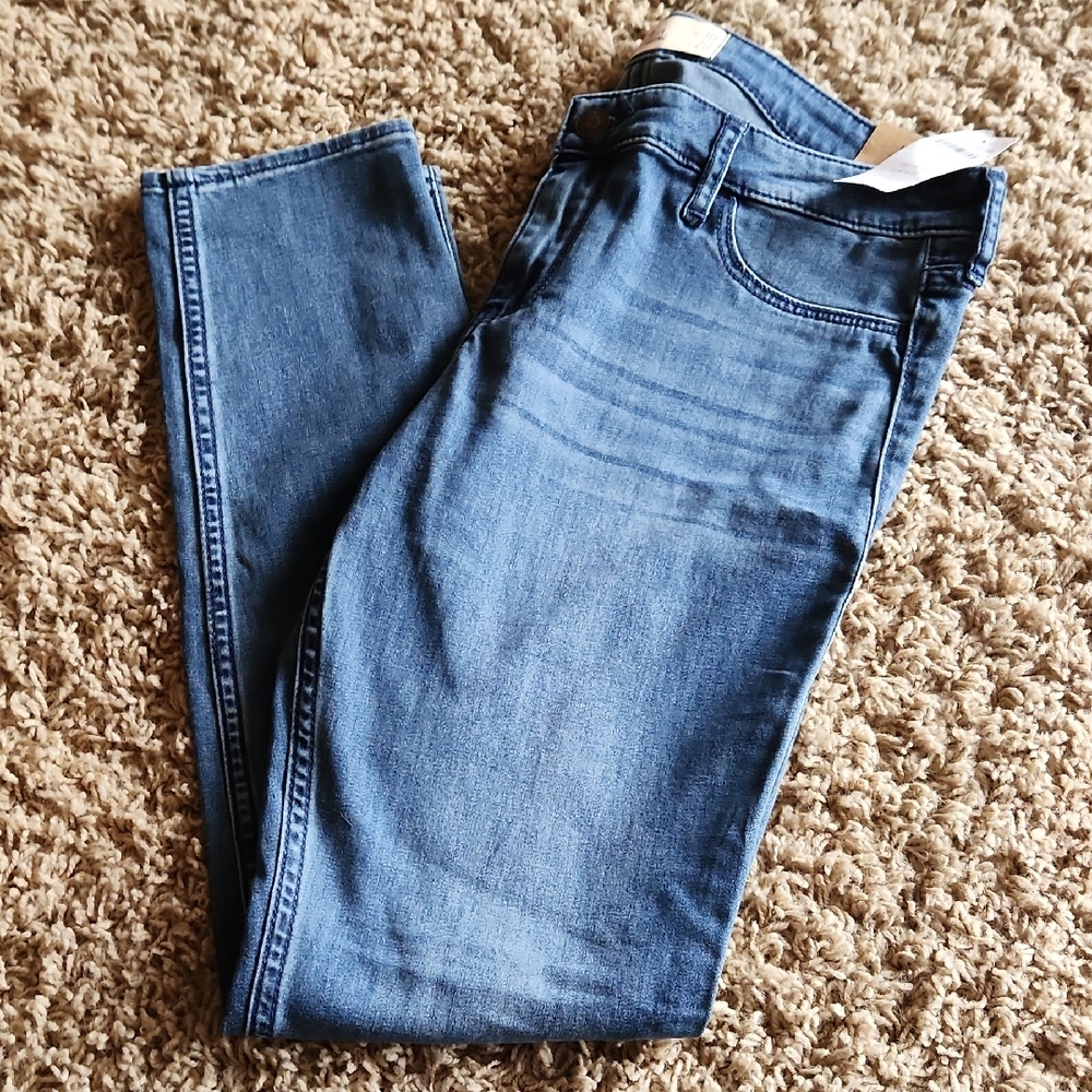 NWT Hollister Classic Blue Women's Jean Leggings Size 11R